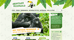 Desktop Screenshot of abenteuer-regenwald.de